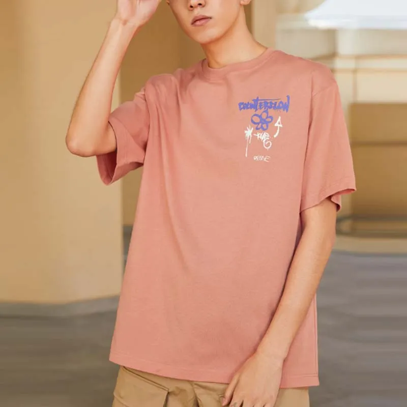 LINING Sports Fashion Collection T Shirts Unisex Sand Orange-2