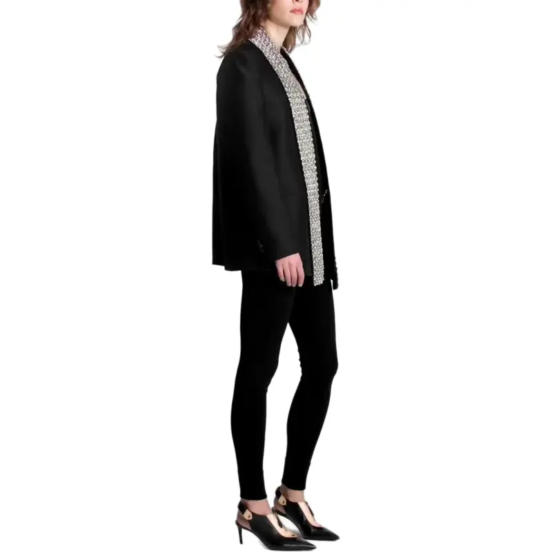 LOUIS VUITTON Business Suit Coat Women's Black-4