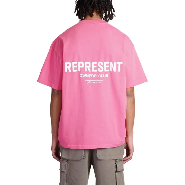 REPRESENT T-Shirts Men Pink-0