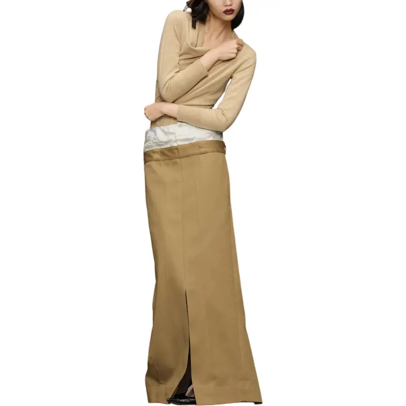 Maison Margiela High rise Maxi Skirt-2