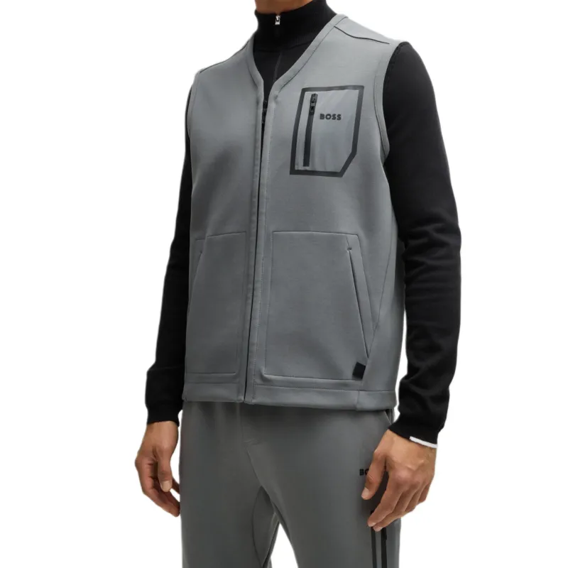 HUGO BOSS Vests Men Gray-1