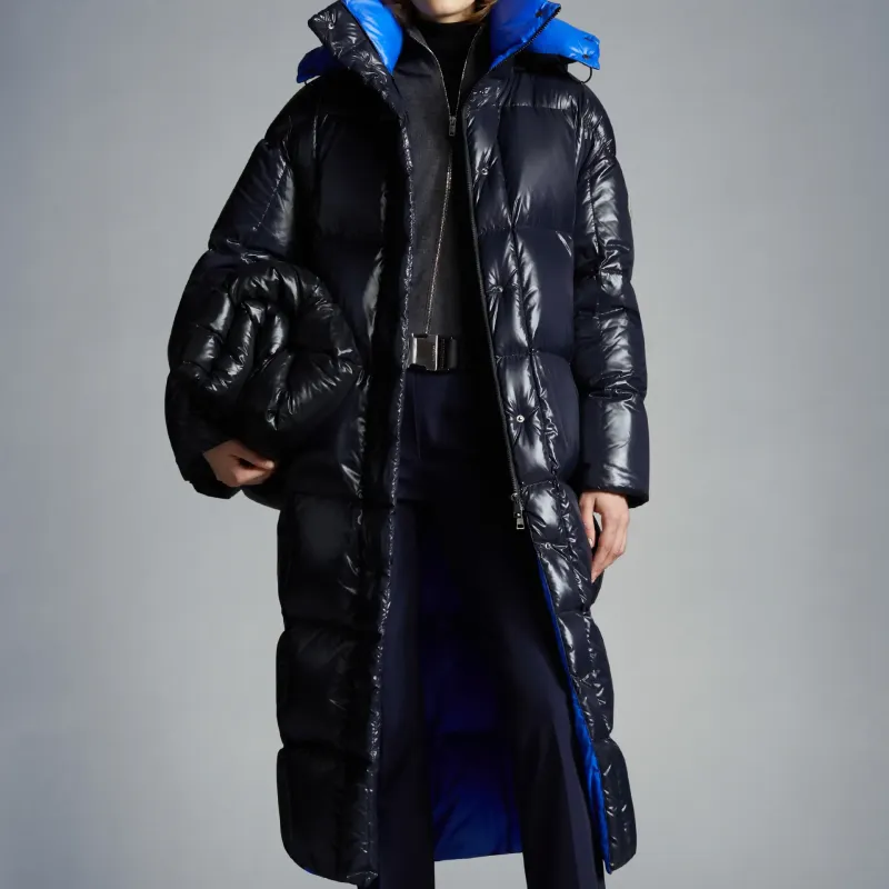 Moncler Parnaiba Series Down Jackets Women's Midnight Blue-4