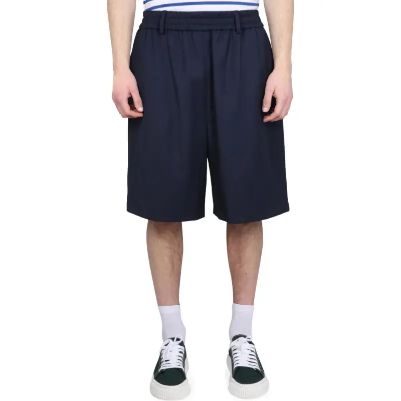 AMIPARIS Elasticated Waist Shorts-1