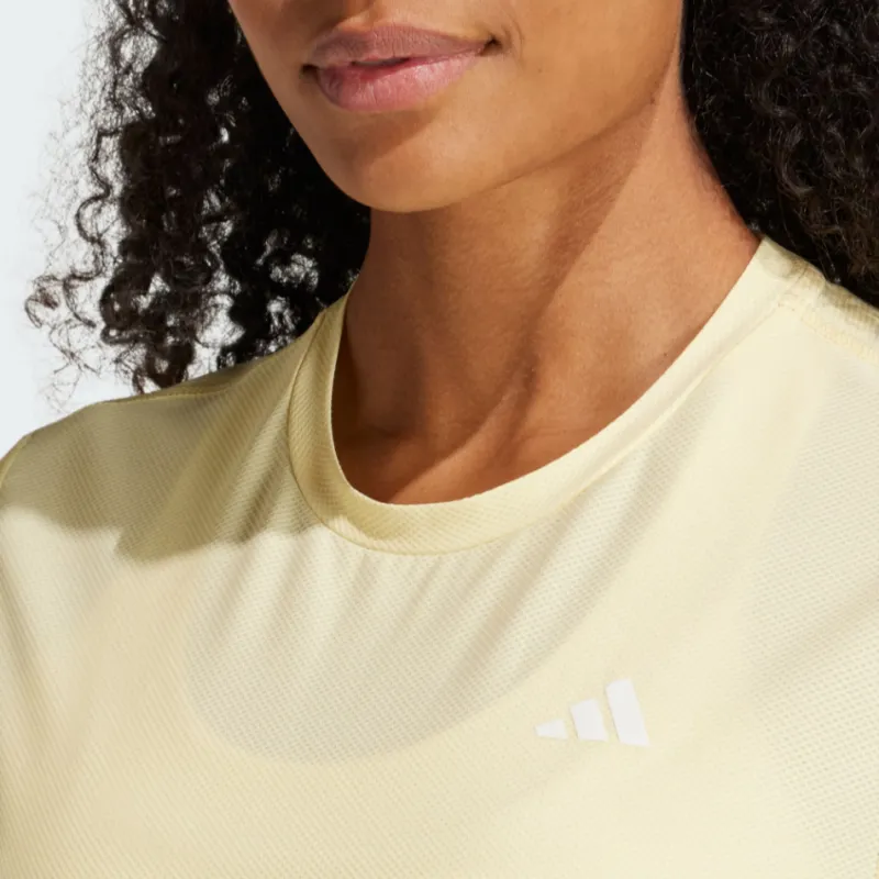 Adidas Regular T Shirt Women's Yellow-4