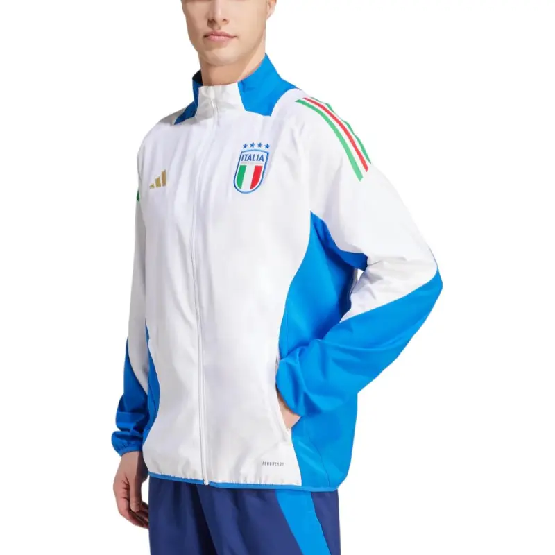 Adidas Italian Team In The European Cup Soccer Jerseys Unisex White/Blue-3