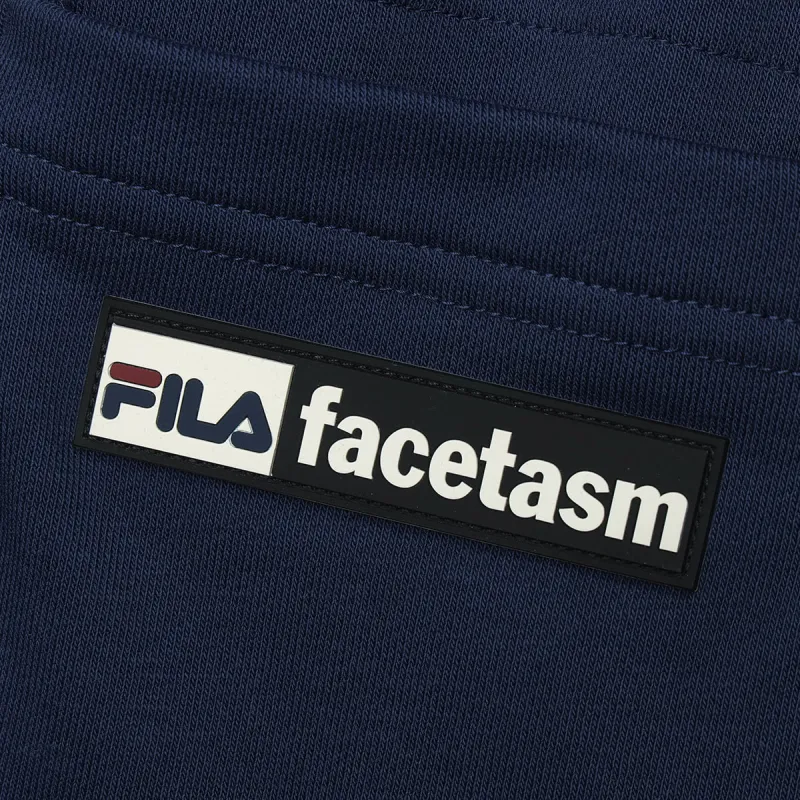 FILA FUSION x FACETASM Knitted Sweatpants Women's Hannes Blue-3