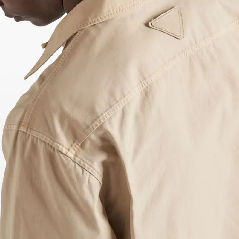 PRADA Flap Pocket Long Sleeved Shirt-3