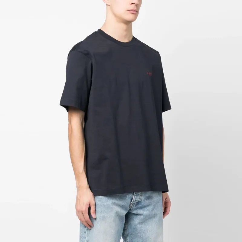 BALLY T Shirts Men Marine Blue-2