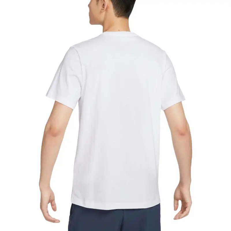 Nike T-Shirts Men White-4