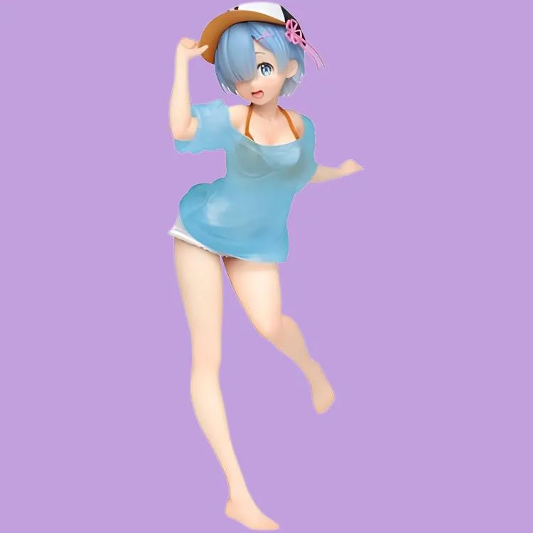 TAITO Rem Zero, Life In Another World T Shirt Swimwear, Figure Bonus Gifts 23cm-4