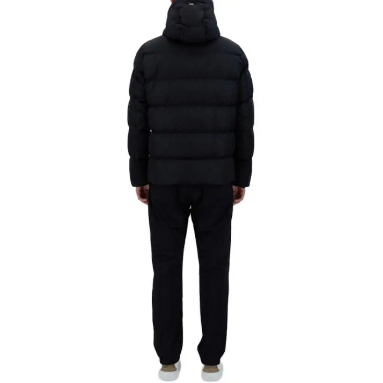 HERNO High Neck Hooded Down Jacket-4