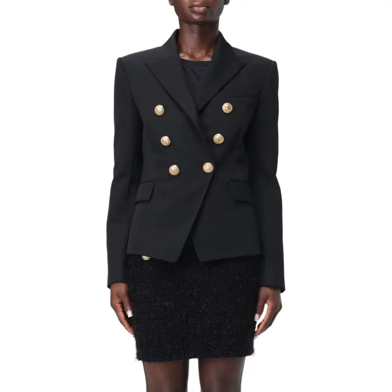 BALMAIN Jackets & Coats Women's Black-2