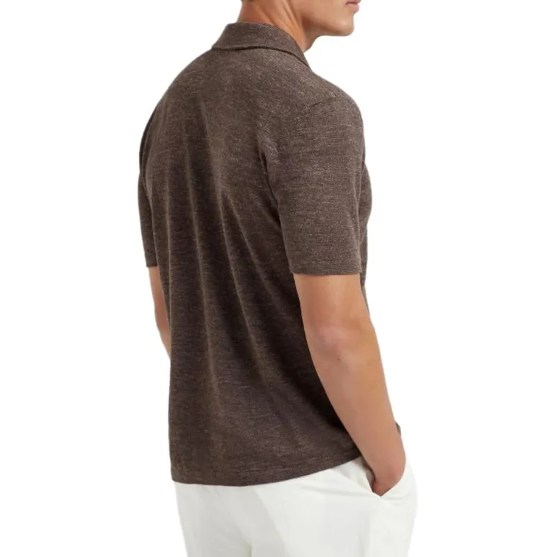 Brunello Cucinelli Short sleeve Knitted Shirt-3