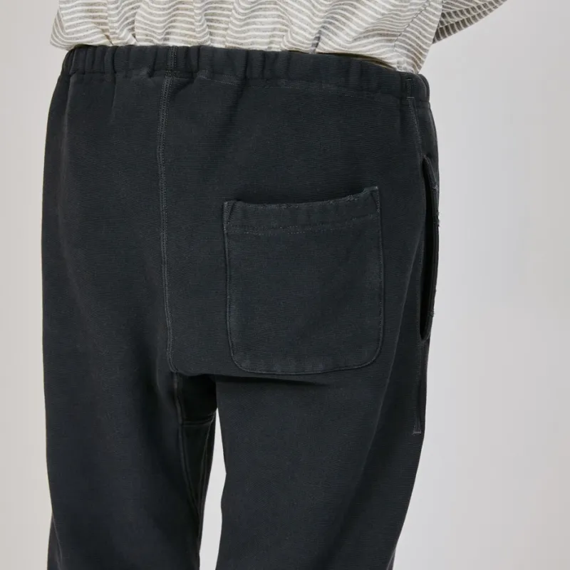 Champion Reverse Weave FW24 Knitted Sports Pants Men's Beige Black-5