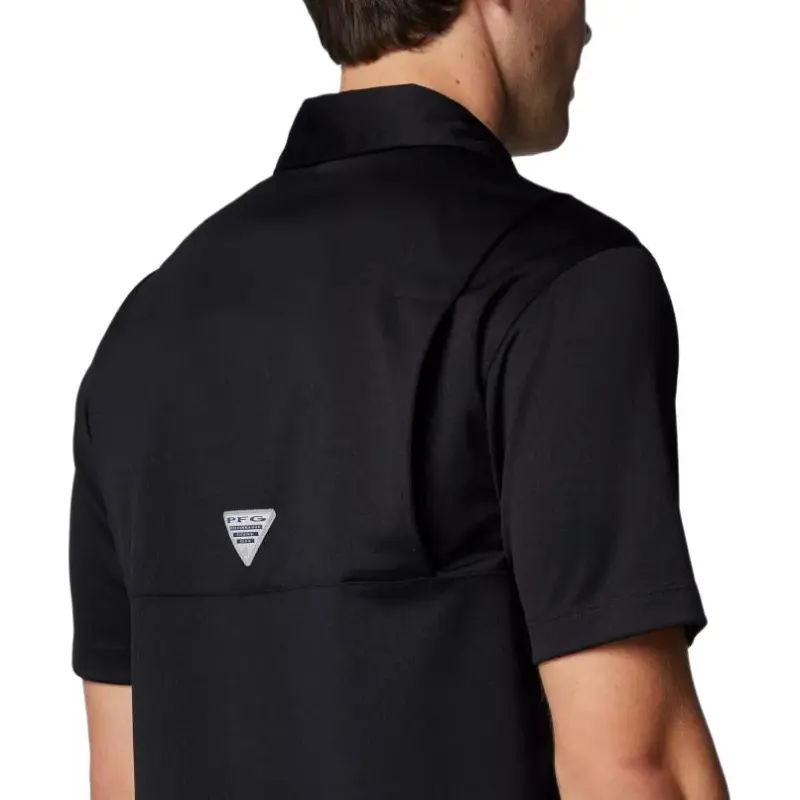 Columbia PFG Flycaster Polo Shirt Men's Black-4