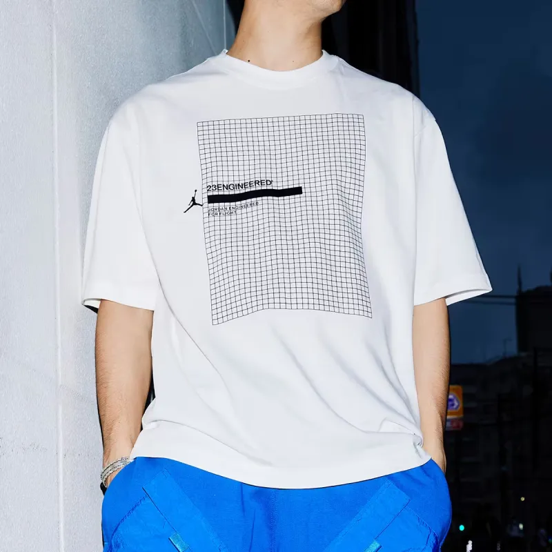 Jordan T Shirts Men White-2