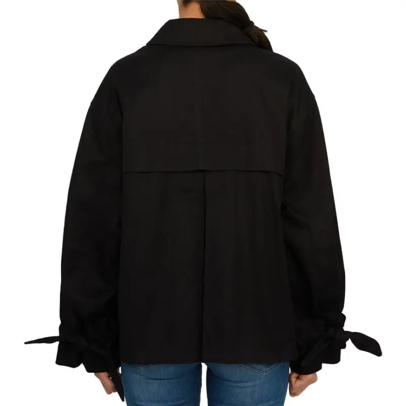 GANNI Herringbone Buttoned Jacket-4