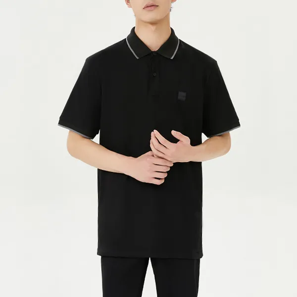 HUGO BOSS Logo Embroidered Polo Shirt-1