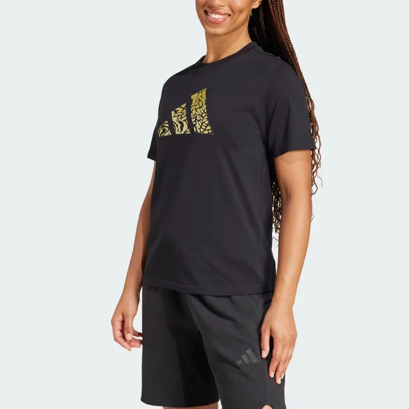 Adidas Free Shipping With AdiClub Tech Metallic Graphic Tee-3