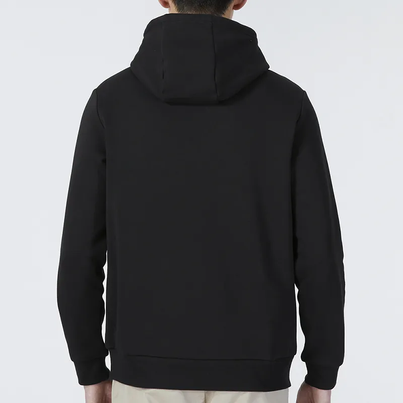 Skechers Colorful Hooded Fitted Long Sleeved Sweatshirt Unisex Black-3