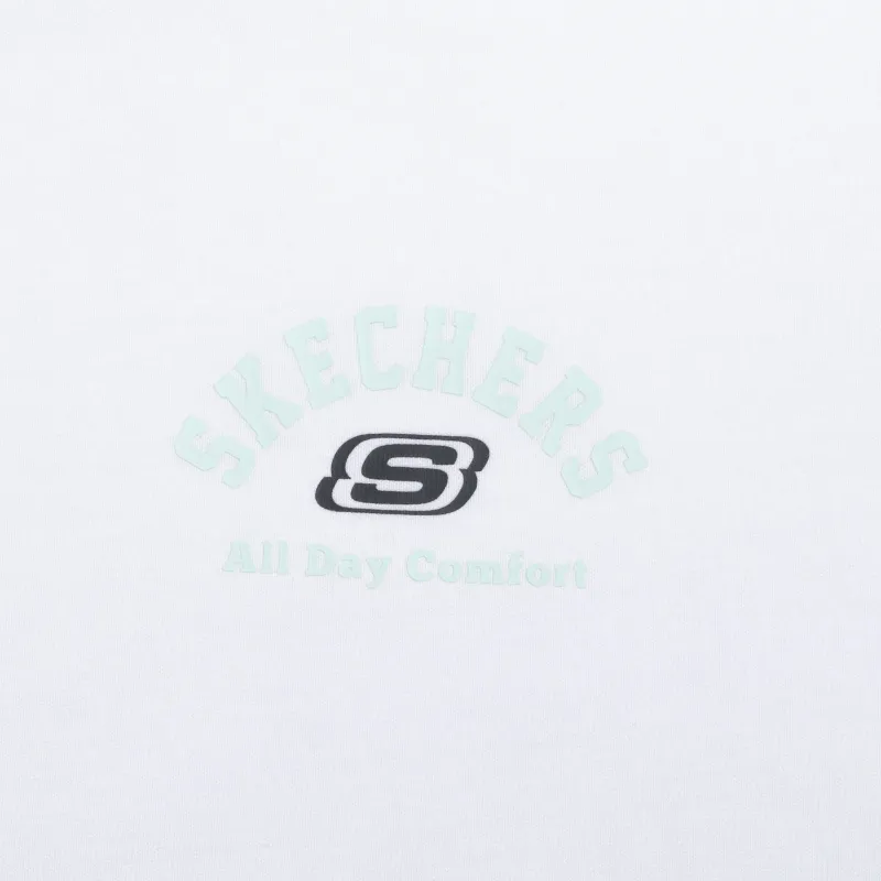 Skechers Sports Life Collection T-Shirt Unisex White-3