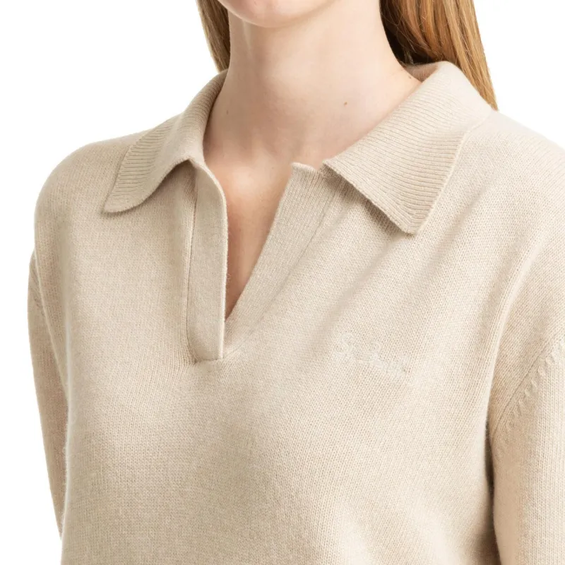 MC2 Saint Barth Eze Long Sleeved Polo Jumper-5