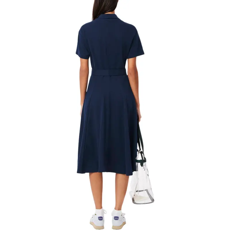LACOSTE Mini piqué Polo Dress-2
