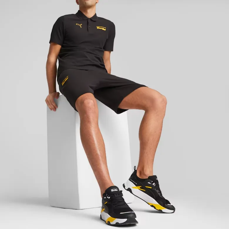 PUMA Porsche Legacy Polo Shirts Men Black-2