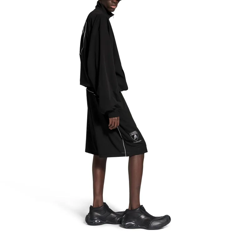Balenciaga x Automobili Lamborghini Casual Shorts Loose Fit Men's Black-3