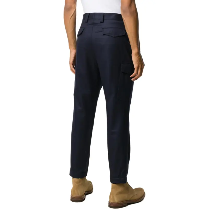 Brunello Cucinelli FW22 Casual Pants Men's Blue-3