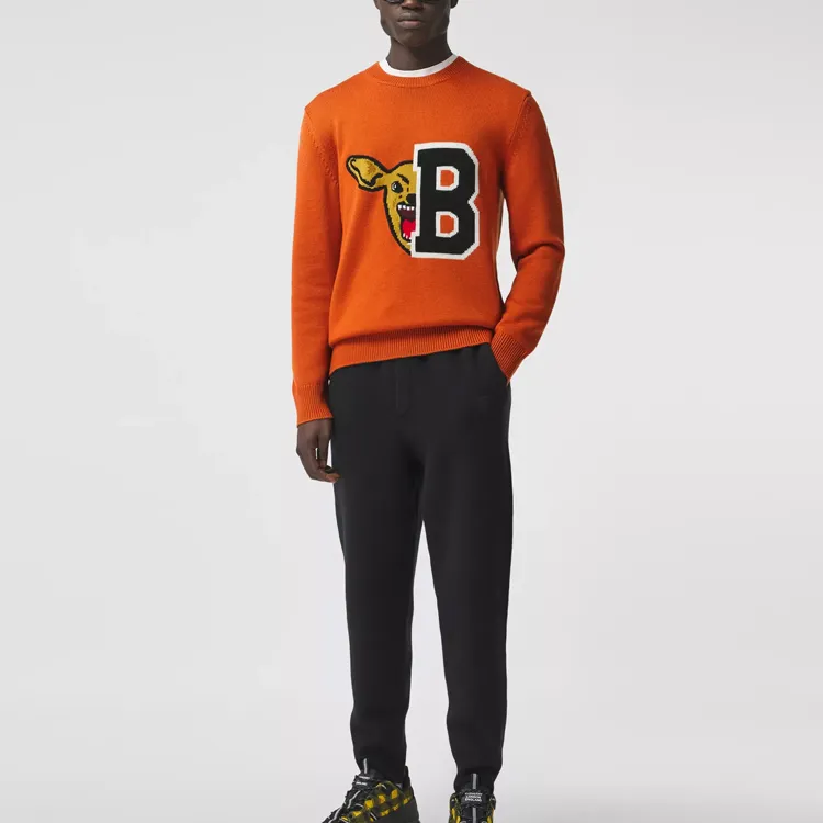Burberry Sweaters Men Orange-1