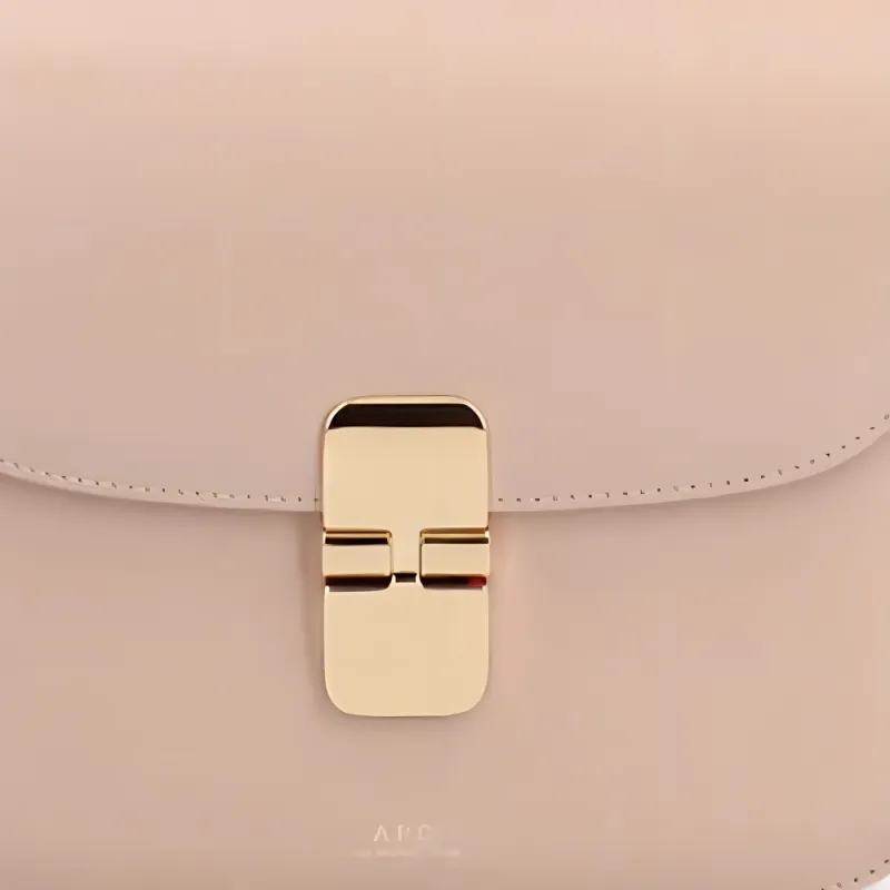 A.P.C Grace Cow Leather Shoulder Bag Women's Pink-4
