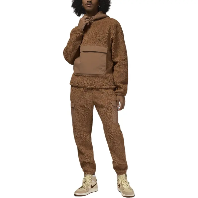 JORDAN Flight Men's High Pile Fleece Pullover Hoodie-2