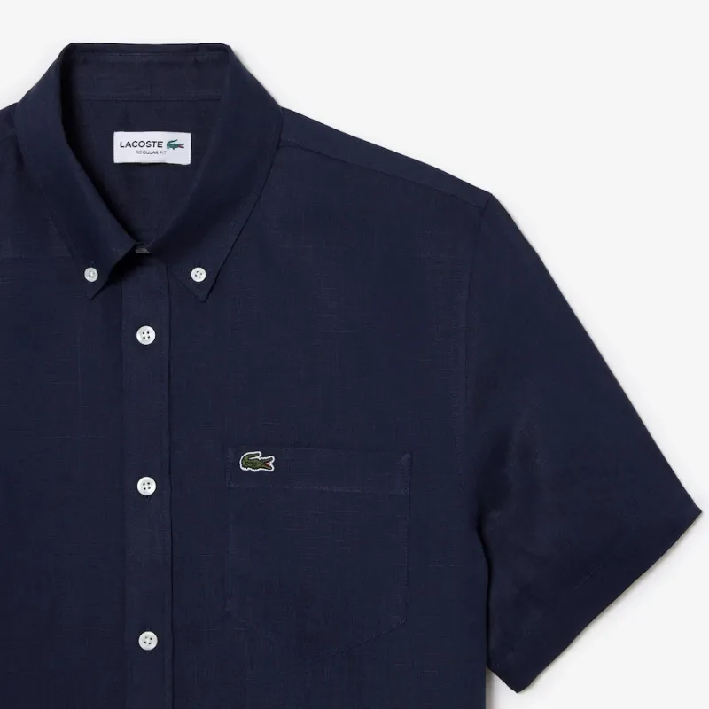 LACOSTE Embroidered Logo Short sleeve Shirt-4