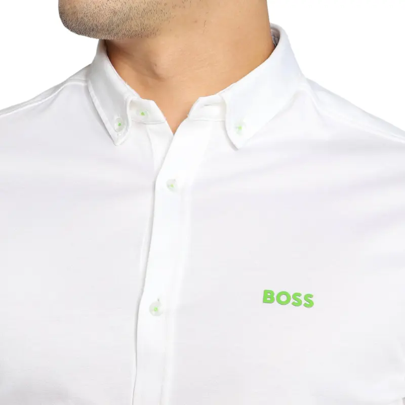 HUGO BOSS Long Sleeved Shirt Men's White-5