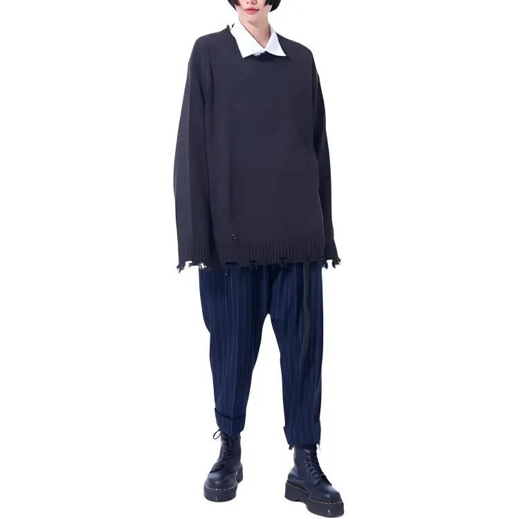 Yohji Yamamoto S'YTE Sweater Unisex Charcoal-6