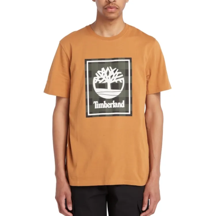 Timberland T Shirt Men's Yellow-2
