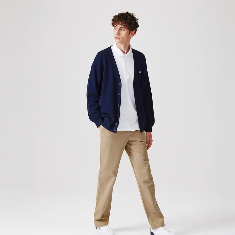 LACOSTE Knitwear Men Navy Blue-2