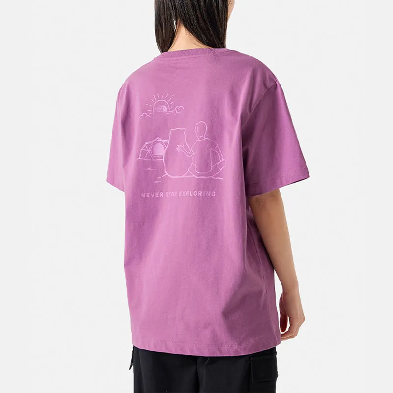 THE NORTH FACE T Shirt Unisex Purple-3