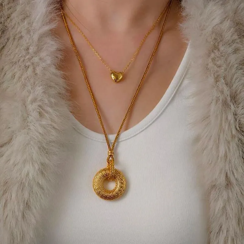 KZD Alloy Good Luck Necklace Women's-1