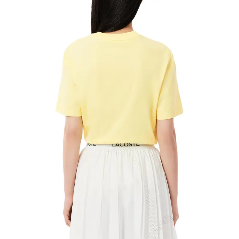 LACOSTE T Shirts Women's Yellow-1