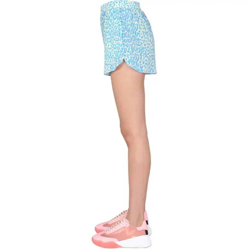 Stella McCartney Elasticated Waistband Leopard Printed Shorts-8