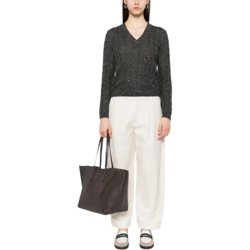 Brunello Cucinelli V neck Sweater-1