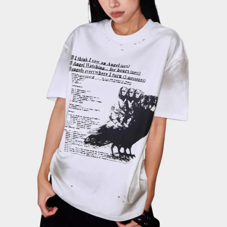 VINKID ORGANIZATION T Shirt Unisex White-4