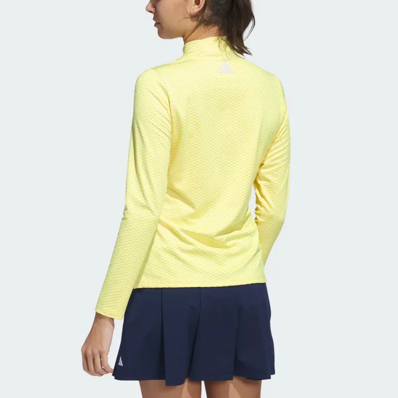 Adidas Free Shipping With AdiClub Beyond Two Tone Mesh Mock Shirt-3