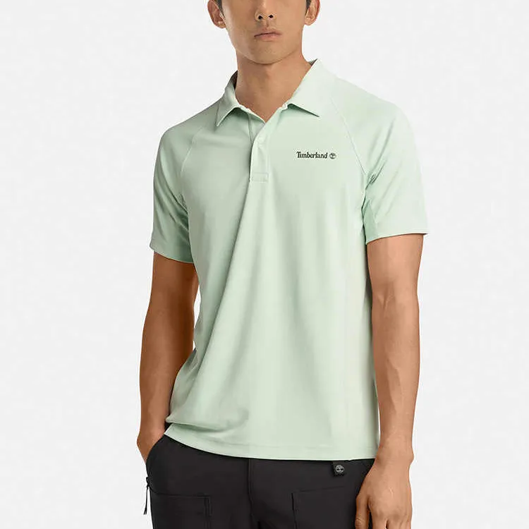 Timberland Polo Shirt Men's Carved Green-2