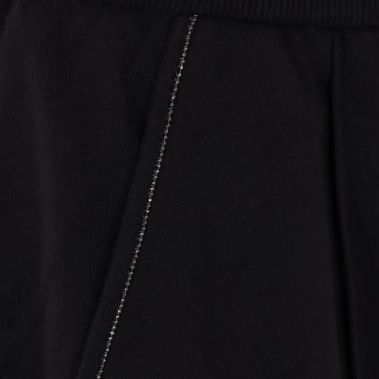 Brunello Cucinelli Embellished Drawstring Track Trousers-3