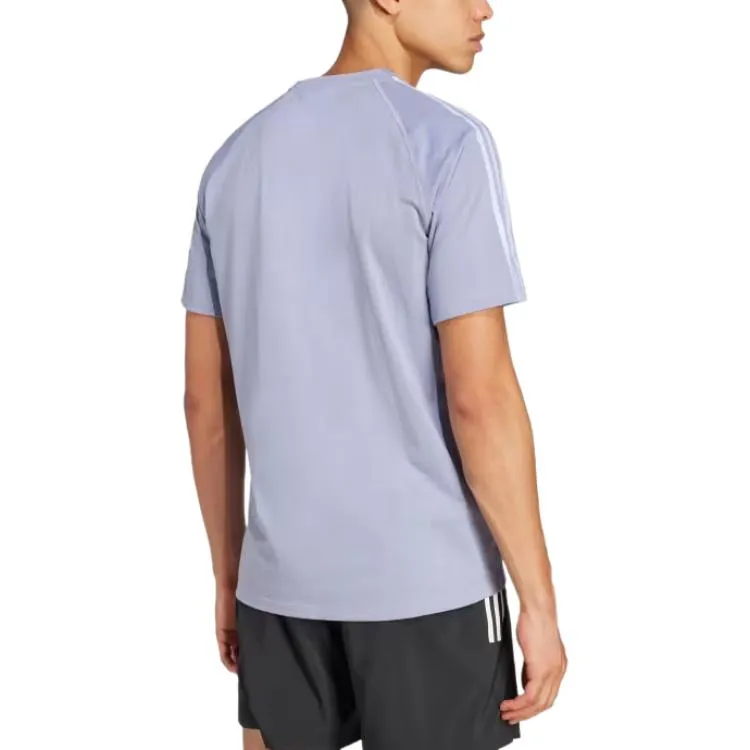 Adidas Free Shipping With AdiClub Own The Run 3 Stripes Tee-2