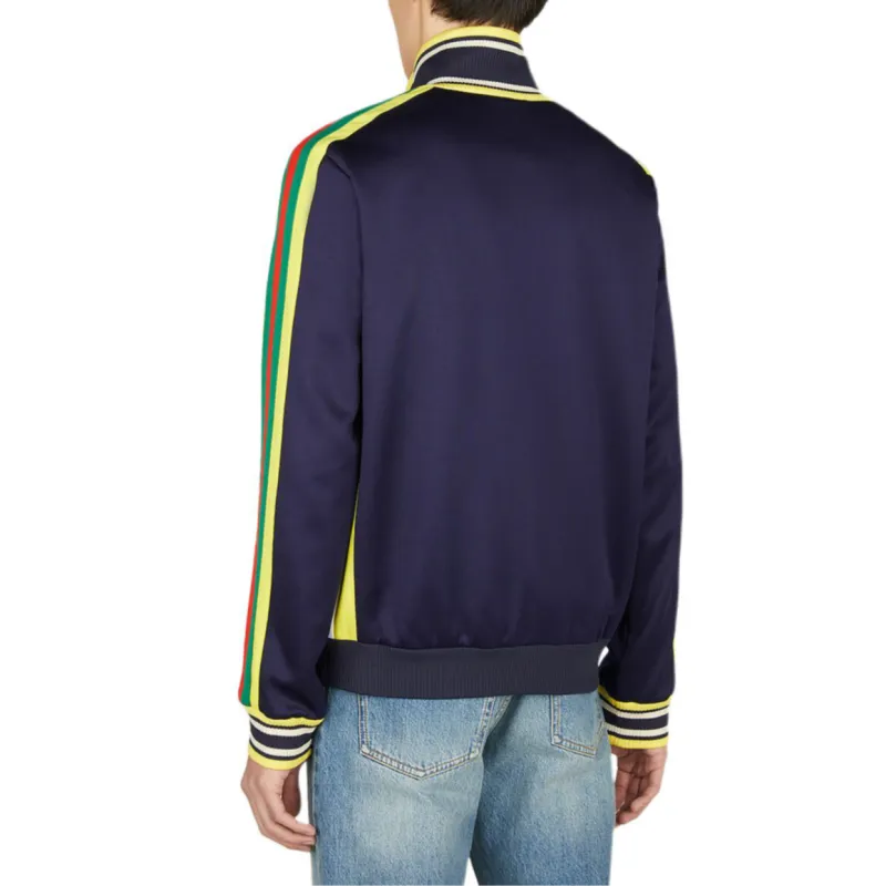 GUCCI Jackets Men Blue-5