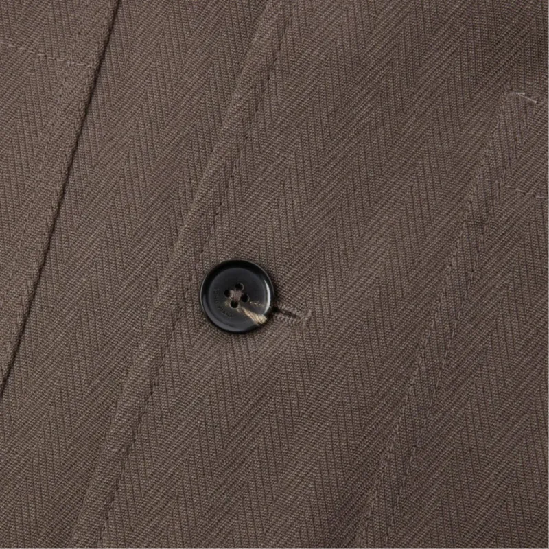 Loro Piana SS25 Jackets & Coats Men's Dark Teak Wood Color-6